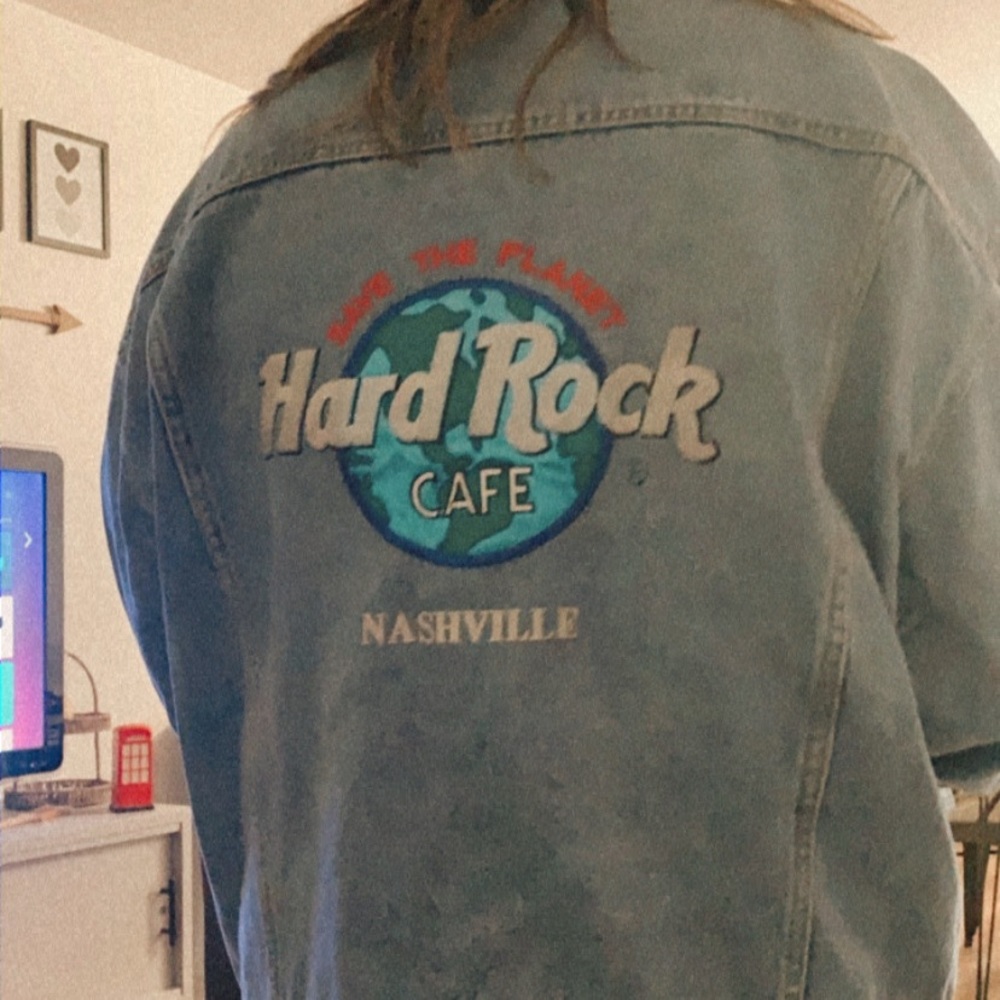 Vintage Nashville 1971 Hard Rock Cafe Jean Jacket